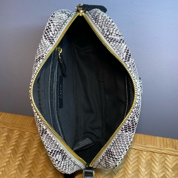 G.I.L.I. Python Print Leather Crossbody - Picture 8 of 12